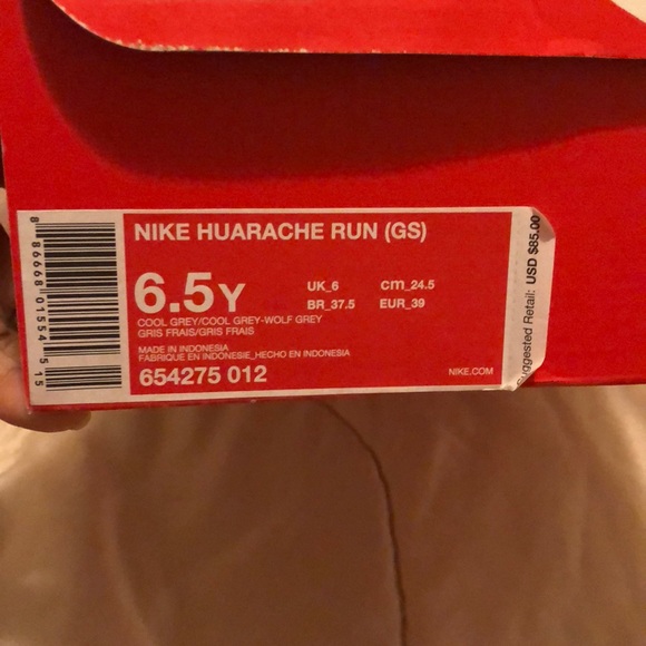 Nike Huarache Run (GS) Grey